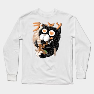 Cat Love Ramen Long Sleeve T-Shirt